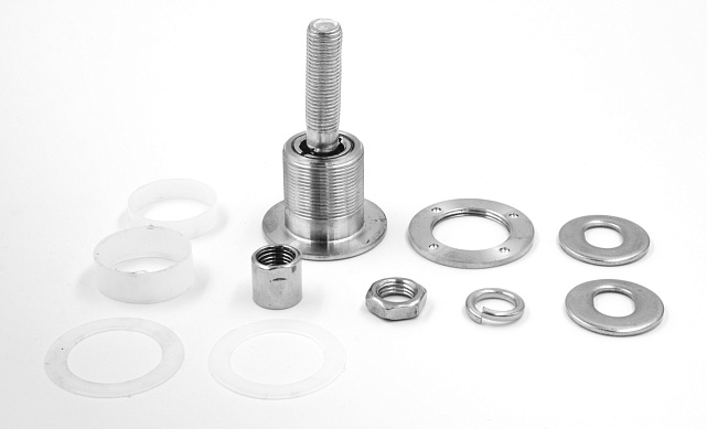 Стеклодержатель (рутель) под стекло от 16 до 28 мм, полированный (AISI 304) k269-3 8 Стеклодержатель (рутель) под стекло от 16 до 28 мм, полированный (AISI 304) k269-3 8