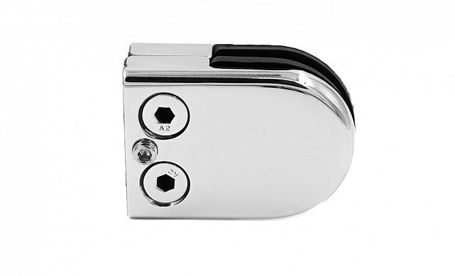 Стеклодержатель штампованный, под стекло 8 мм (4+4 мм), на плоскость 39х24х55 полированный (AISI 304) k539-2 3 Стеклодержатель штампованный, под стекло 8 мм (4+4 мм), на плоскость 39х24х55 полированный (AISI 304) k539-2 3