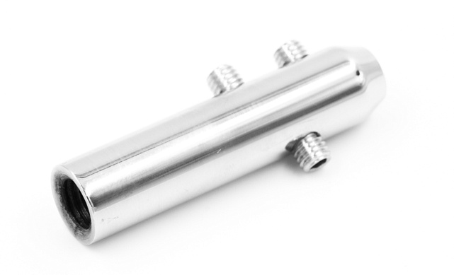 Держатель тросика Ø6 мм, короткий 50х12, прямой, под М8, полированный k240-2 5 Держатель тросика Ø6 мм, короткий 50х12, прямой, под М8, полированный k240-2 5