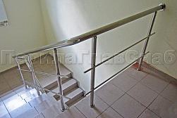 Перила и ограждения из нержавеющей стали с двумя ригелями в Алматы. Готовые проекты ПерилаГлавСнаб - фото 14