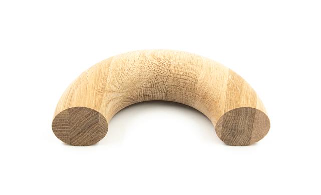 Бублик дубовый Ø50.8, 180 град., половинка Фk380-1/2 4