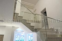 Стеклянные перила для колодезных лестниц в Алматы. Готовые проекты ПерилаГлавСнаб - фото 7
