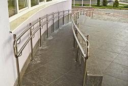 Поручни для инвалидов из нержавеющей стали в Алматы. Готовые проекты ПерилаГлавСнаб - фото 19
