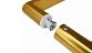 Ручка-скоба 275х275 AISI 304, под золото t628-275 Gold