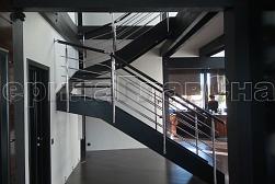 Перила для лестниц из металла в Алматы. Готовые проекты ПерилаГлавСнаб - фото 8