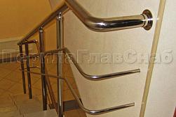 Перила и ограждения из нержавеющей стали с двумя ригелями в Алматы. Готовые проекты ПерилаГлавСнаб - фото 12