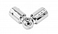Соединитель трубы 19 мм, шарнирный, нержавеющая сталь AISI 304, полированная t915 PSS