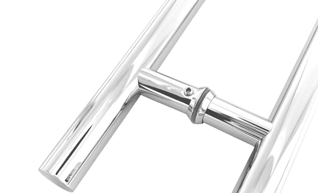 Ручка для стеклянной двери рейлинг двухсторонняя для стекла 8-12 мм, 25х425х600 мм, полированная t633-2-600 PSS 3 Ручка для стеклянной двери рейлинг двухсторонняя для стекла 8-12 мм, 25х425х600 мм, полированная t633-2-600 PSS 3