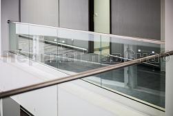 Цельностеклянные ограждения на несущем стекле в Алматы. Готовые проекты ПерилаГлавСнаб - фото 29