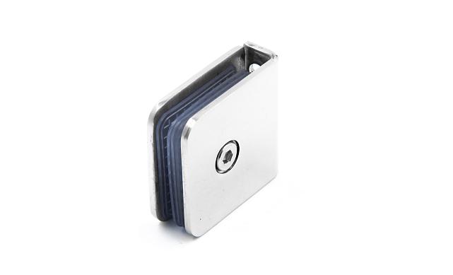 Коннектор для душевой кабины стена-стекло 45х45 мм латунь-хром, полированный t721 PC 6