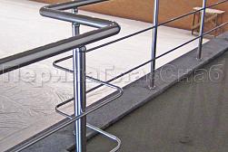 Перила и ограждения из нержавеющей стали с двумя ригелями в Алматы. Готовые проекты ПерилаГлавСнаб - фото 13