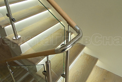 Ограждения из нержавейки со стеклом в Алматы. Готовые проекты ПерилаГлавСнаб - фото 6 Ограждения из нержавейки со стеклом в Алматы. Готовые проекты ПерилаГлавСнаб - фото 6