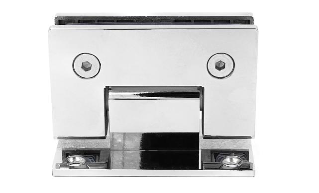 Петля для душевой кабины стена-стекло 90° 90х55 мм AISI 304 полированная t301-2 PSS 5