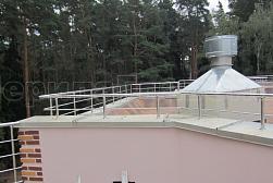 Ограждения для кровли из нержавеющей стали в Алматы. Готовые проекты ПерилаГлавСнаб - фото 4