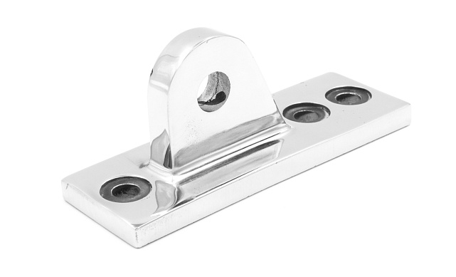 Крепление ванты(тяги) козырька к стойке алюминиевого фасада, AISI 304,литое,полированное, k610 7 Крепление ванты(тяги) козырька к стойке алюминиевого фасада, AISI 304,литое,полированное, k610 7