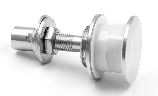 Стеклодержатель (рутель) под стекло 10-18 мм, полированный, точечный, AISI 304 k269-2 6