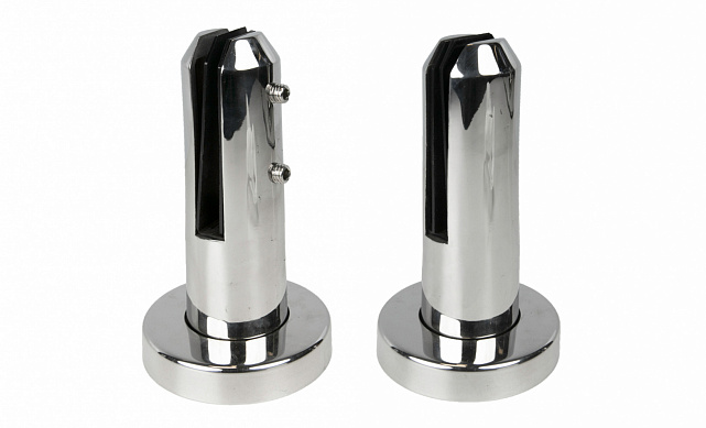 Стеклодержатель литой, напольный, Ø50.8х160 мм, стекло 16 мм, полир. (AISI 304) k276-2 6 Стеклодержатель литой, напольный, Ø50.8х160 мм, стекло 16 мм, полир. (AISI 304) k276-2 6