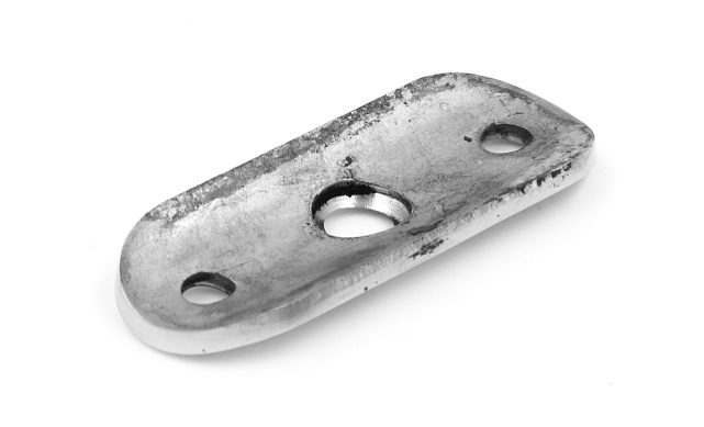 Лодочка (ложемент) под поручень Ø38,1 мм, литой, полированный, нержавеющая AISI 304 k046-38 5