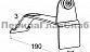 Ключ для монтажа профиля k601 (AISI 304) Фk601-20