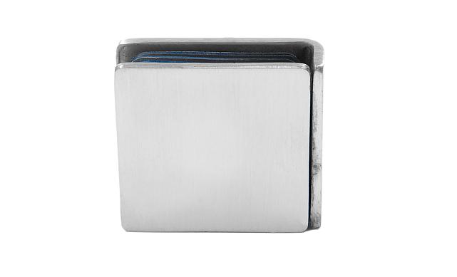 Коннектор для душевой кабины стена-стекло 45х45 мм шлифованный t721-2 SSS  8