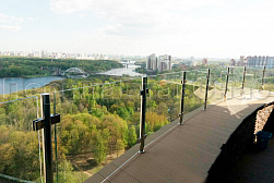 Цельностеклянные ограждения для крыш в Алматы. Готовые проекты ПерилаГлавСнаб - фото 3