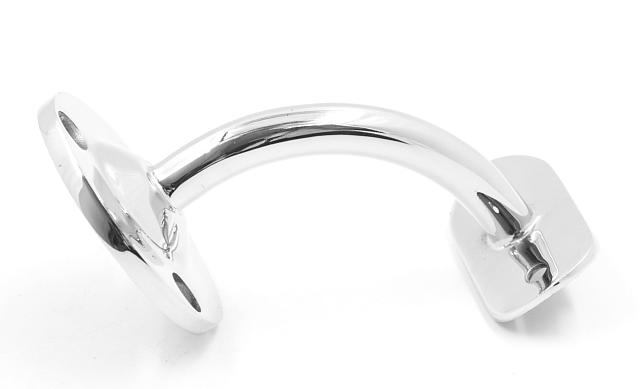 Пристенок с ложементом под Ø50.8 мм, вынос 70х45, Ø60х3 мм, литой, 25х45х2 мм, полированный, (AISI 316) k234-2 5