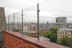 Ограждения из нержавейки со стеклом в Алматы. Готовые проекты ПерилаГлавСнаб - фото 8