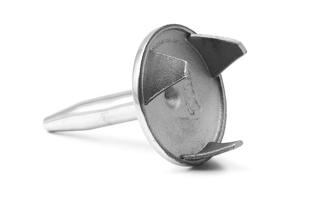 Наконечник палец (солдатик) на стойку Ø50.8х1.5 мм, без ложемента, удлиненный 70 мм, облегченный, литой, полированный, нержавеющий AISI 304 k557 3 Наконечник палец (солдатик) на стойку Ø50.8х1.5 мм, без ложемента, удлиненный 70 мм, облегченный, литой, полированный, нержавеющий AISI 304 k557 3