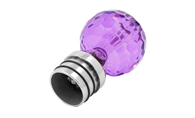 Стеклянный шар, наконечник на стойку Ø50.8 мм, с алюминиевой системой фиксации, розовый k249 4