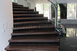 Стеклянные перила для винтовых лестниц в Алматы. Готовые проекты ПерилаГлавСнаб - фото 16