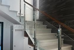 Перила на второй этаж в Алматы. Готовые проекты ПерилаГлавСнаб - фото 7