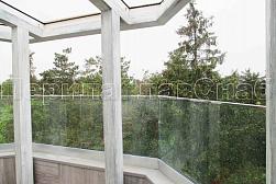 Стеклянные перила для балконов в Алматы. Готовые проекты ПерилаГлавСнаб - фото 14