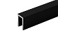 П-образный профиль 19x13, L=2200, алюминий ,черный t756 BL