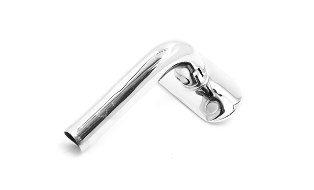 Держатель поручня выносной на стойку, с регулируемым ложементом под трубу Ø50.8 мм, полированный, (AISI 304) k261-4 5 Держатель поручня выносной на стойку, с регулируемым ложементом под трубу Ø50.8 мм, полированный, (AISI 304) k261-4 5