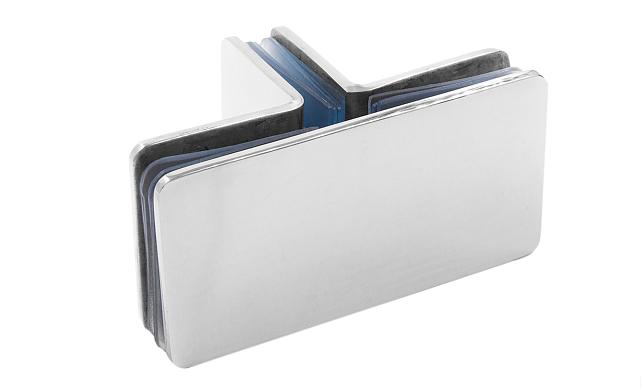 Коннектор для душевой кабины на 3 стекла полированный t727-2 PSS  8