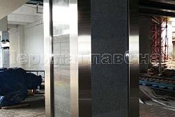 Облицовка колонн нержавеющей сталью в Алматы. Готовые проекты ПерилаГлавСнаб - фото 10