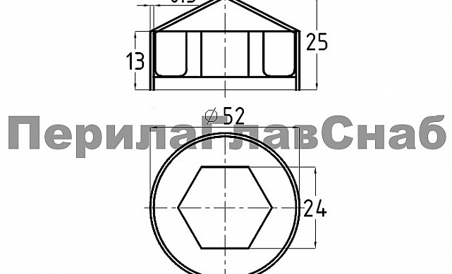 Фронтальная крышка точечного держателя, конус, полированная, штампованная, AISI 201 k055 2 Фронтальная крышка точечного держателя, конус, полированная, штампованная, AISI 201 k055 2