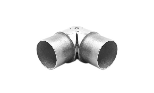 Поворот литой, шарнирный под Ø25.4 мм, полированный, AISI 304 k488 3