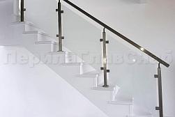 Перила на второй этаж в Алматы. Готовые проекты ПерилаГлавСнаб - фото 1