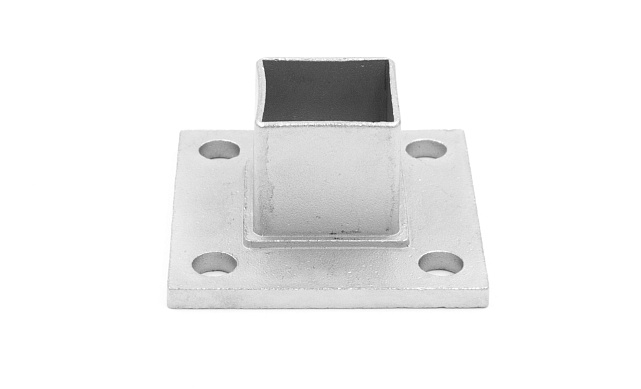 Фланец для трубы 40х40, литой, закладная под стойку, AISI 304 k350 3 Фланец для трубы 40х40, литой, закладная под стойку, AISI 304 k350 3