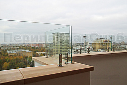 Цельностеклянные ограждения для крыш в Алматы. Готовые проекты ПерилаГлавСнаб - фото 16