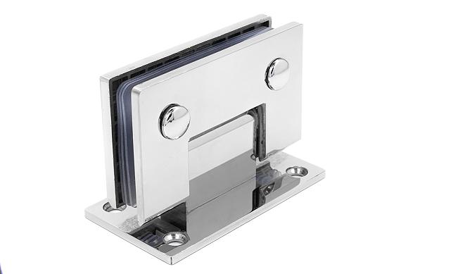 Петля для душевой кабины стена-стекло 90° 90х55 мм AISI 304 полированная t301-2 PSS 7