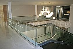 Стеклянные перила для атриумов в Алматы. Готовые проекты ПерилаГлавСнаб - фото 11