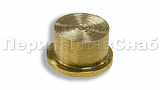 Химический анализ Заглушка для трубы Ø16 мм сферическая литая золотая k264-88  Химический анализ Заглушка для трубы Ø16 мм сферическая литая золотая k264-88