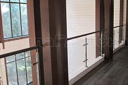 Ограждения из нержавейки со стеклом в Алматы. Готовые проекты ПерилаГлавСнаб - фото 24