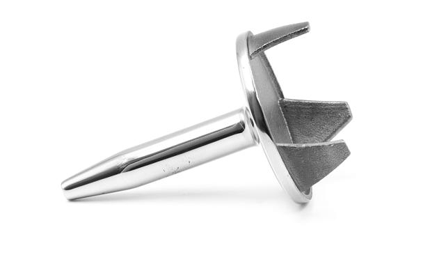 Наконечник палец (солдатик) на стойку Ø50.8х1.5 мм, без ложемента, удлиненный 70 мм, облегченный, литой, полированный, нержавеющий AISI 304 k557 4 Наконечник палец (солдатик) на стойку Ø50.8х1.5 мм, без ложемента, удлиненный 70 мм, облегченный, литой, полированный, нержавеющий AISI 304 k557 4