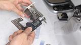 Контроль качества Петля для душевой кабины стена-стекло 90° 90х55 мм AISI 304 шлифованная t301-2 SSS - 14