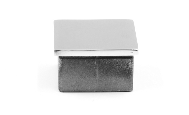 Заглушка для профильной трубы 40х40 мм, литая, полированная, хром (AISI 304) k224-3 4 Заглушка для профильной трубы 40х40 мм, литая, полированная, хром (AISI 304) k224-3 4