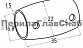 Бочонок Ø16, полированный (AISI 201) k062