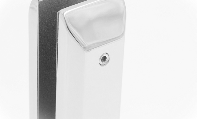 Стеклодержатель литой напольный, плоский 45х50х160 мм, для стекла 10-12 мм, полированный AISI 316 k275-8 4